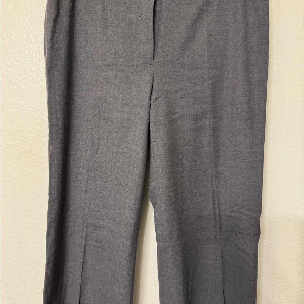Elie Tahari Charcoal Wool Trousers
